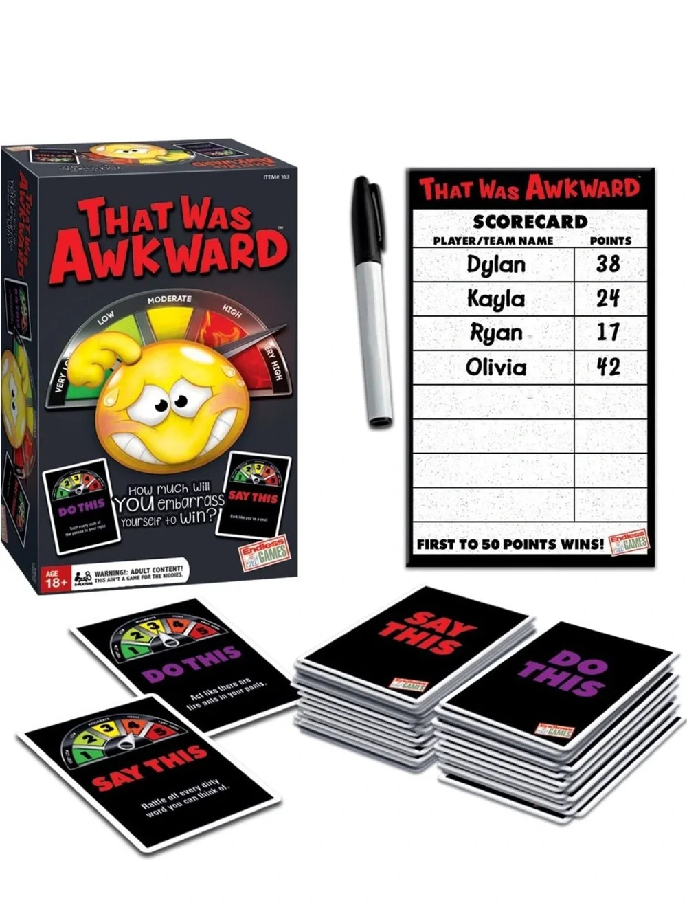 That Was Awkward Party Game - Endless Games - Black